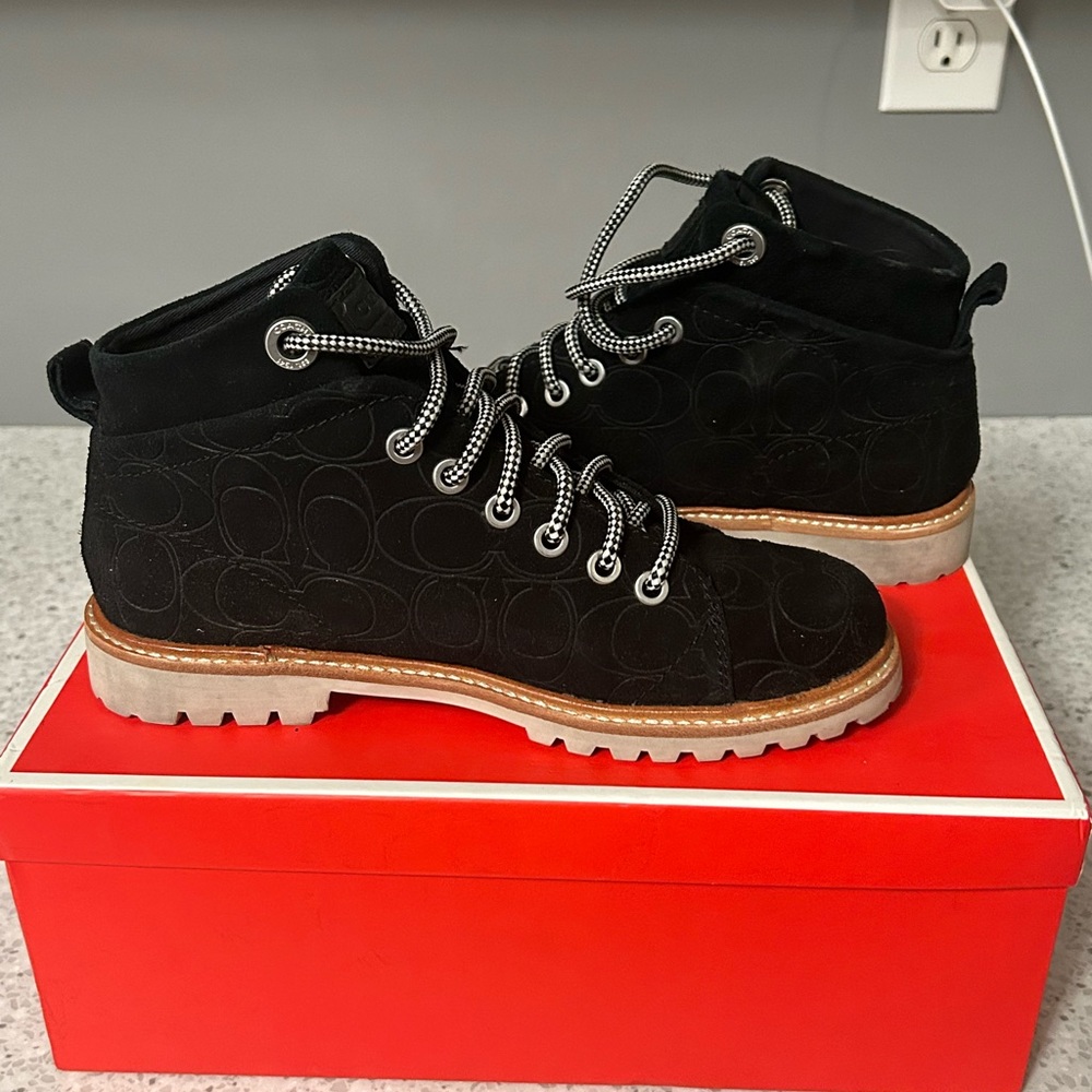 Black Coach Boots